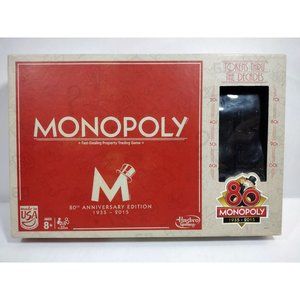 Monopoly 80th Anniversary Edition 1935-2015 Board Game Tokens thru the Decades